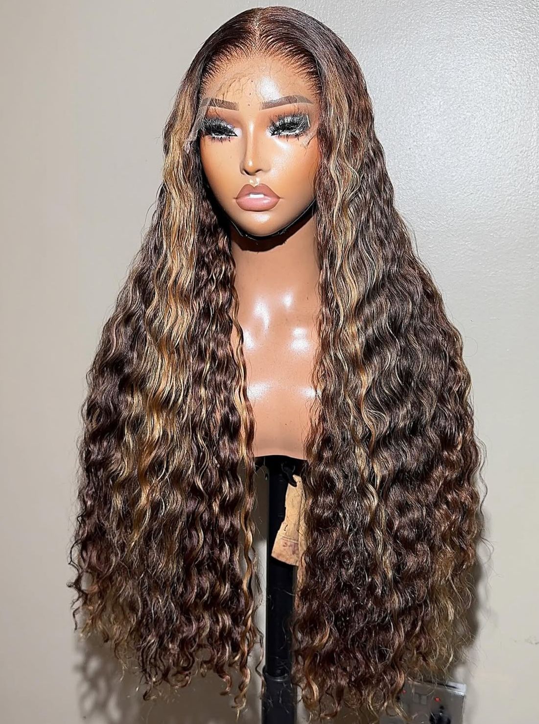 Raw Curly blond 6x6 Lace Wig