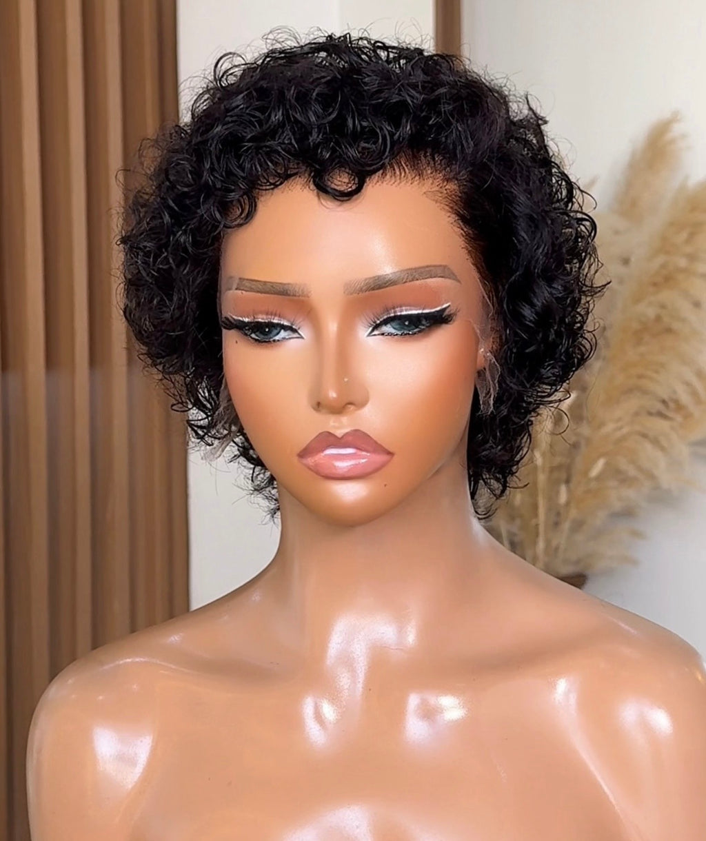 The Black Pixie Cut Wig