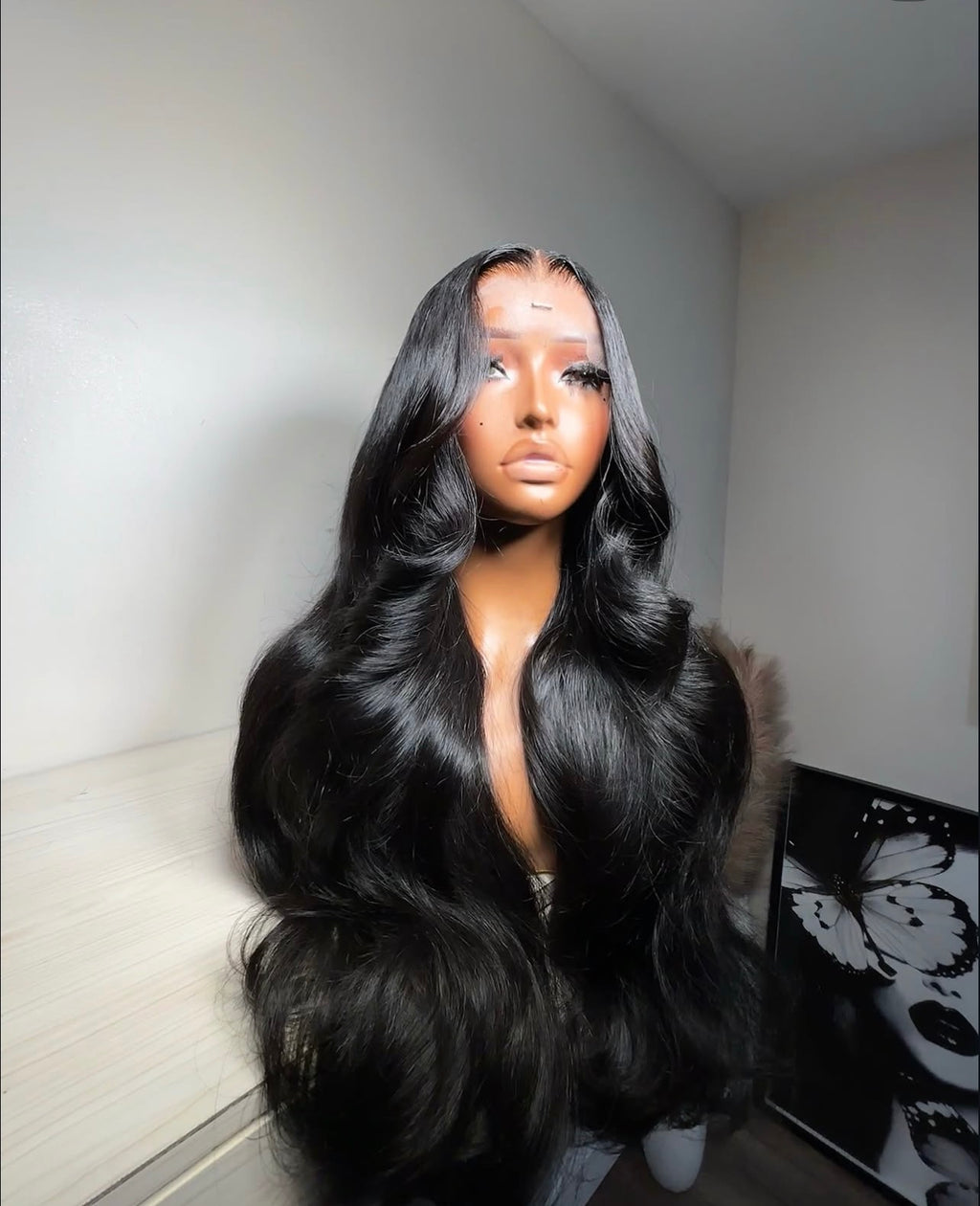 Curly Long Full Frontal