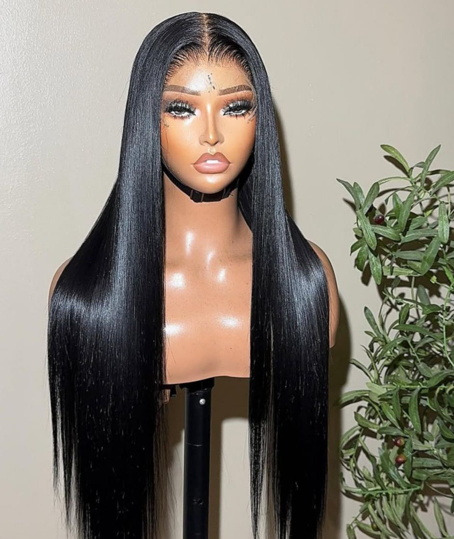 Raw Jet Black 13x6 Lace Wig
