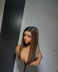 Honey Brown Luxe Straight Wig