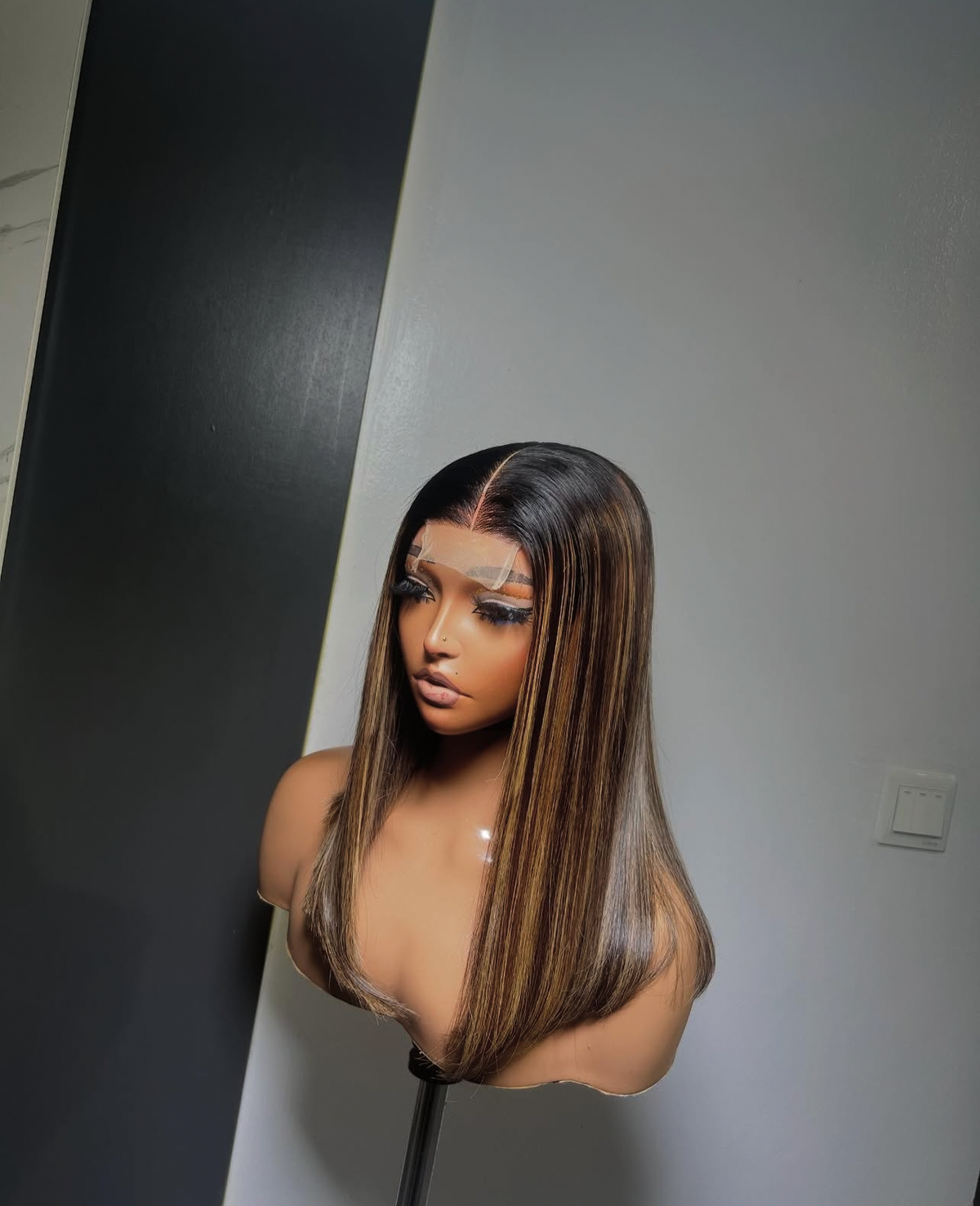 Honey Brown Luxe Straight Wig