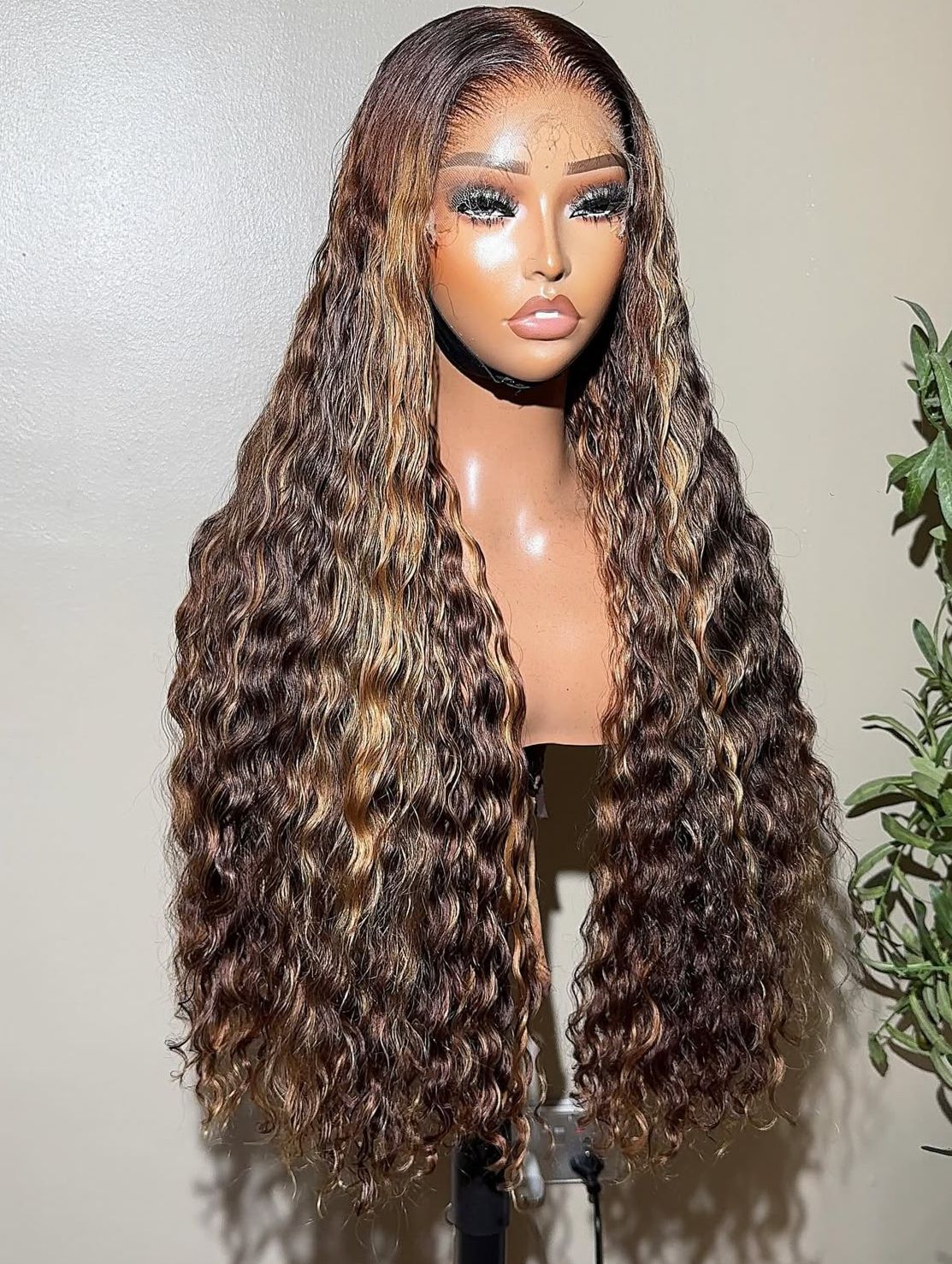 Raw Curly blond 6x6 Lace Wig