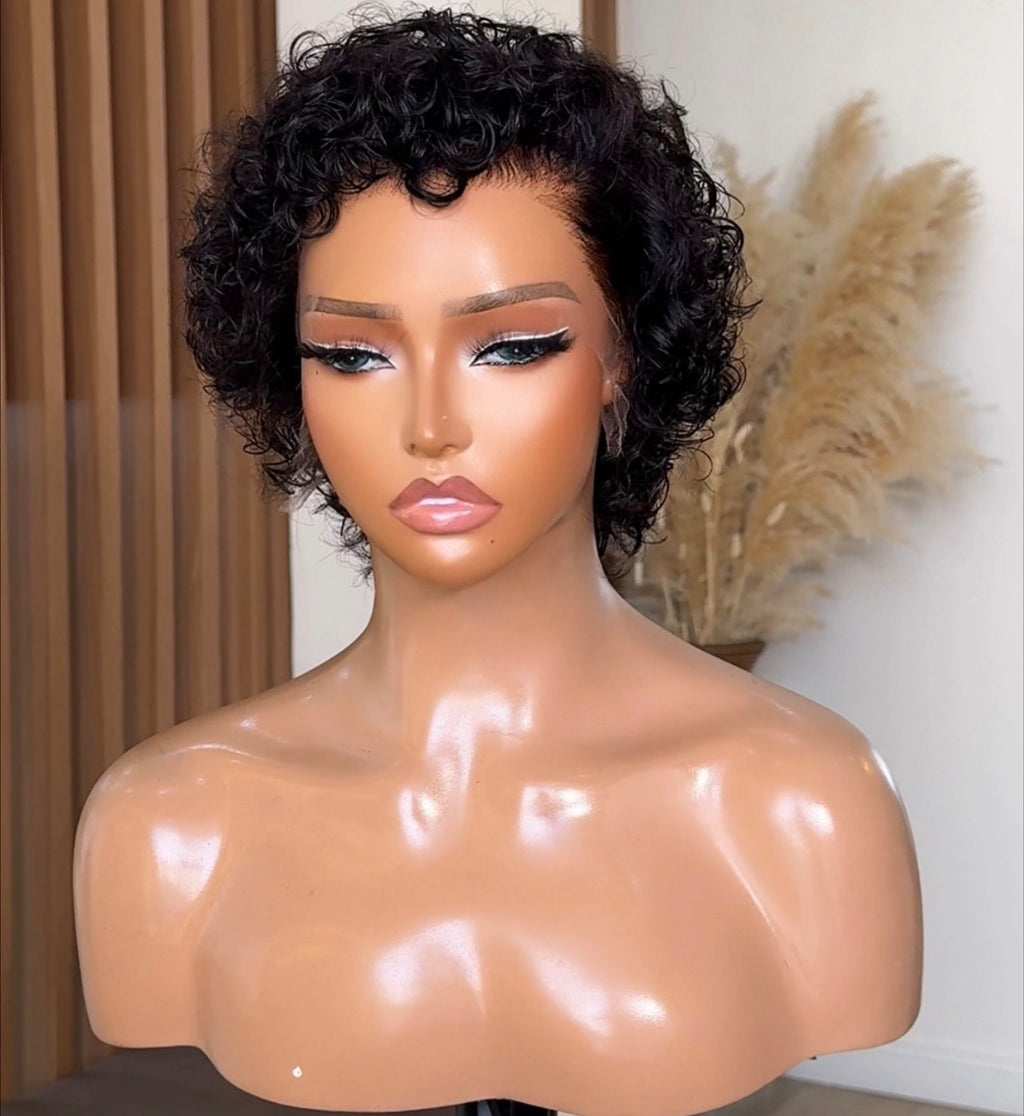 The Black Pixie Cut Wig