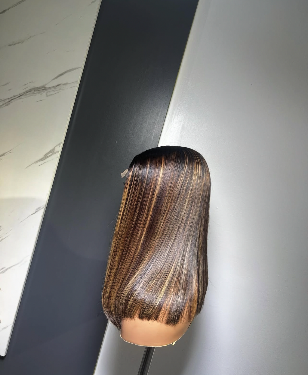 Honey Brown Luxe Straight Wig