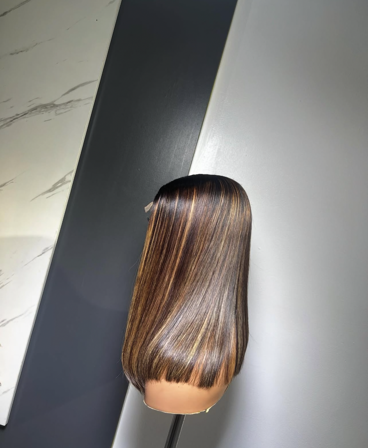 Honey Brown Luxe Straight Wig